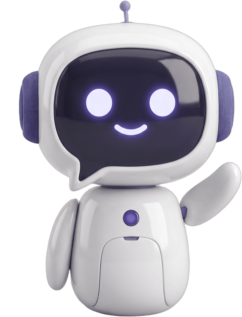 Lina AI robot mascot